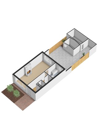 Floorplan - Van Hogendorpstraat 47, 4102 GJ Culemborg